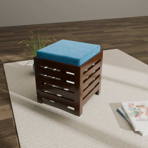 Cushion Wooden Stool|Foot Stool|Fruit Stool|Square Table|Office Stool|Bedside Table|Cushion Stool|Stool For Kitchen Wooden Stool Cotton Cover
