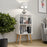 Bedside Table,Mid-Century Modern Bedside Table with Storage Open Shelf Wood Shelf,Small End Side Table with Decorative for Bedroom,Living Room