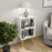 Bedside Table,Mid-Century Modern Bedside Table with Storage Open Shelf Wood Shelf,Small End Side Table with Decorative for Bedroom,Living Room