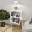 Bedside Table,Mid-Century Modern Bedside Table with Storage Open Shelf Wood Shelf,Small End Side Table with Decorative for Bedroom,Living Room
