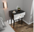 Modern Bedside Table with Solid Wood Legs, Minimalist and Practical End Side Table with Drawer Storage, Easy Assembly