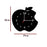 Stylish Apple Design Wooden Wall Clock