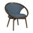 Fabric Upholstered Accent Chair