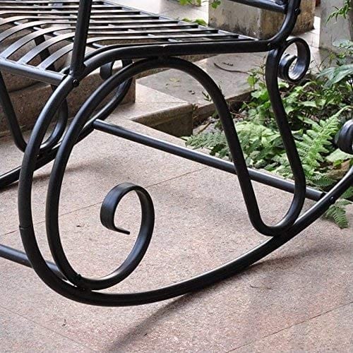 Modern Iron Rocking Chair Balcony Chair Garden Rocking Chair