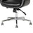 Modern Ergonomic Faux Leather Executive Chair  Black