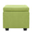 DOE BUCK SQUARE STOAGE OTTOMAN WITH STORAGE GREEN