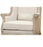 Handicraft Wing Back Arm Chair (White)