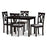 Modern and Contemporary 5 Piece Breakfast Nook Dining Set.