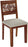 Pure Sheesham Wood Comfort Seating Cushioned Dining Chair in Provincial Teak Finishing