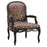 Handicrafts Teak Wooden Royal Chair Armrest Seating Chair for Home & Office