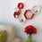 Fancy 6 Pcs Hexagonal Wooden Wall Shelf Home decoration