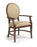 Handicrafts Wooden Hand Carved Royal Look Chair with Armrest