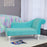 Chaise Lounge, Teal Velvet