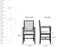 handicrafts pure sheesham wood standard arm cushioned comfort back rest seating chair set of 2 pcs