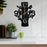 Tree Shape Wooden Wall Clock