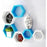 Fancy 6 Pcs Hexagonal Wooden Wall Shelf Home decoration