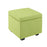 DOE BUCK SQUARE STOAGE OTTOMAN WITH STORAGE GREEN