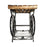 IRON WOODEN BEDSIDE TABLE | END TABLE SITTING STOOL FOR LIVING ROOM AND BEDROOM