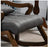 Wooden Rocking Chair with Footrest