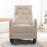 Rocking Chair Mid-Century Modern Nursery Rocking Armchair Upholstered Tall Back Accent Glider Rocker for Living Room