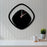 Boomerang Shape Wooden Wall Clock