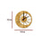 Sun & Moon Designer Wooden Wall Clock