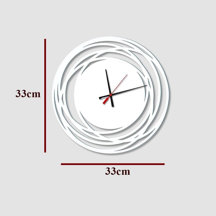 Wall Clock for Living Room in Loops Shape