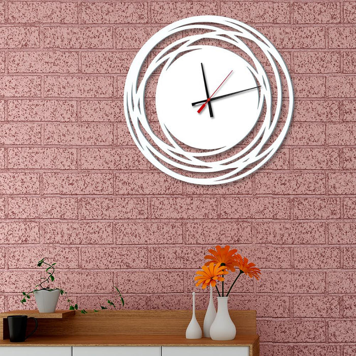 Wall Clock for Living Room in Loops Shape