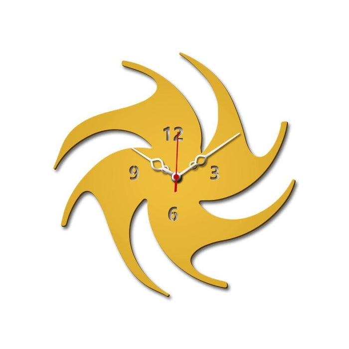 Abstract Volleyball  Wooden Wall Clock