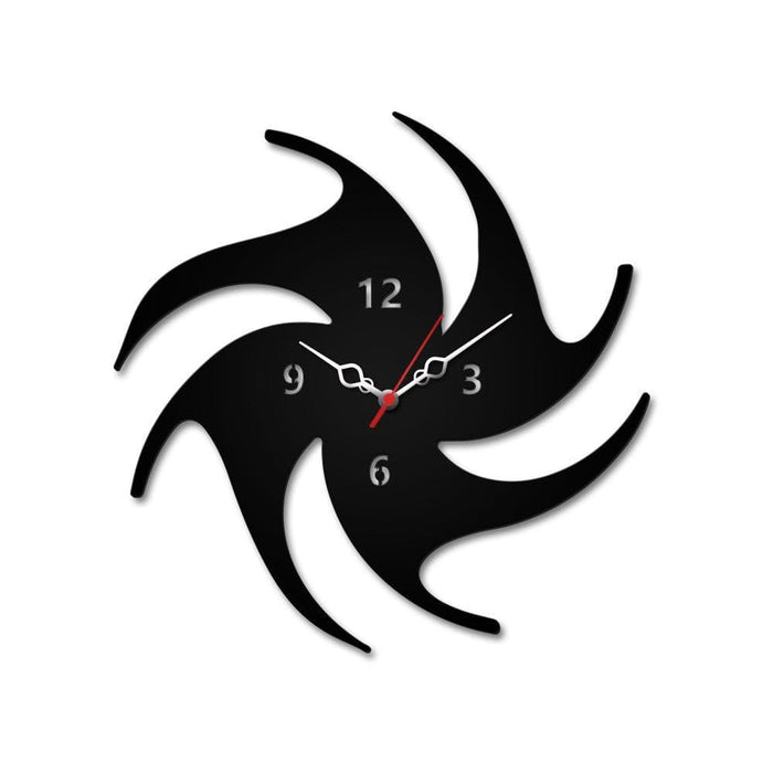 Abstract Volleyball  Wooden Wall Clock