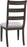 Traditional Cushioned Dining Chair, Set of 2, Warm Brown