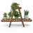 Wooden Plant Stand for Balcony Living Room Indoor Outdoor (3 Tier)