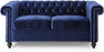 Brinkhaven Tufted Loveseat with Nailhead Trim - Velvet