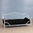 Pet Sofa Bed, Metal Frame Dog Bed Couch with Washable Plush Cushion for Medium Pet Sitting