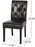 Bonded Leather Dining Chairs, 2-Pcs Set