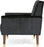 Velvet Armchair, Modern Glam, Button-Tufted, Waffle Stitching,