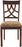 Leahlyn Dining Upholstered Side Chair - Pierced Splat Back - Set of 2 -Brown