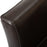 Logan Upholstered Club Chair with Arm Rest , Brown