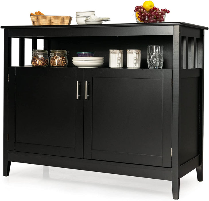 Buffet Cabinet with Storage, Freestanding Kitchen Cabinet with Adjustable Shelf, Storage Sideboard Console Table, 45 x 20 x 36 inches