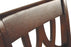 Leahlyn Dining Upholstered Side Chair - Pierced Splat Back - Set of 2 -Brown