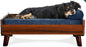 Pet Bed Frame for Small, Medium, and Large Dogs and Cats - Elevated Mid-Century Modern Style Platform Dog Bed