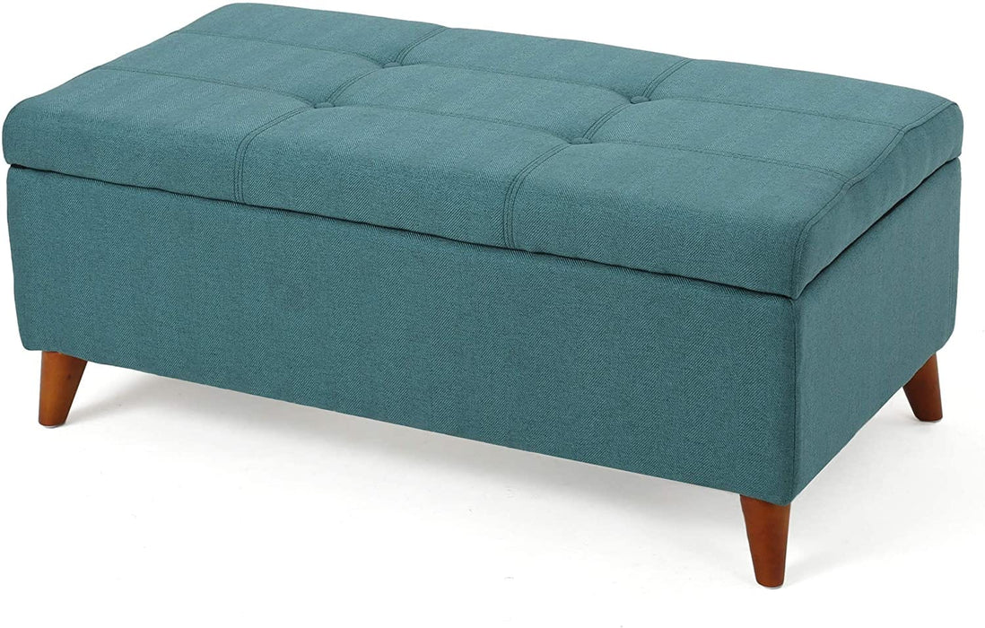 Harper Fabric Storage Ottoman