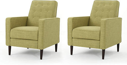 Century Modern Tuft Back Recliner (Qty of 2, Fabric