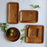 WOODEN ACACIA PLATTER SET OF 6 || FOOD GRADE || WATER RESISTANT