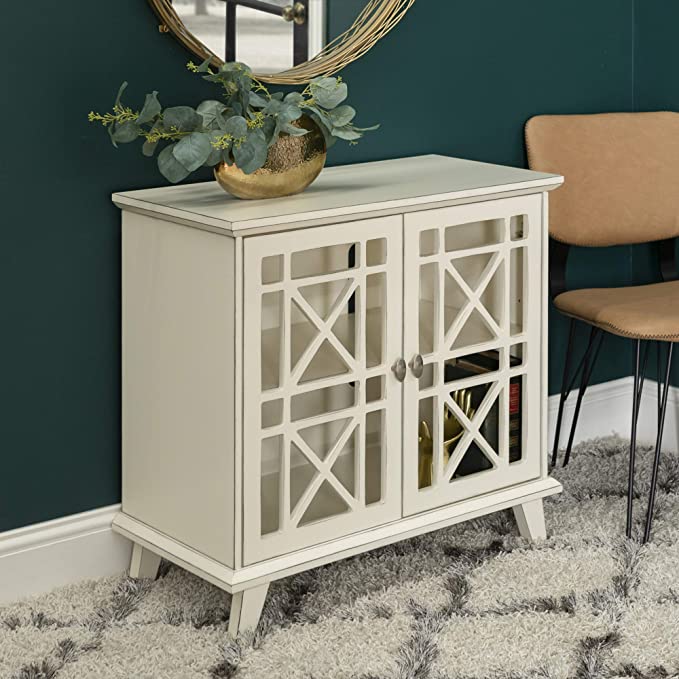 Wood Kitchen Accent Buffet Sideboard Entryway Serving Storage Cabinet with Doors Entryway Kitchen-Dining Room Console Living Room