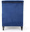 Tufted Back New Velvet Club Chair (Navy Blue