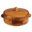 TEAK WOOD CHAPATI BOX/ ROTI BOX/ WOODEN CASSEROLE