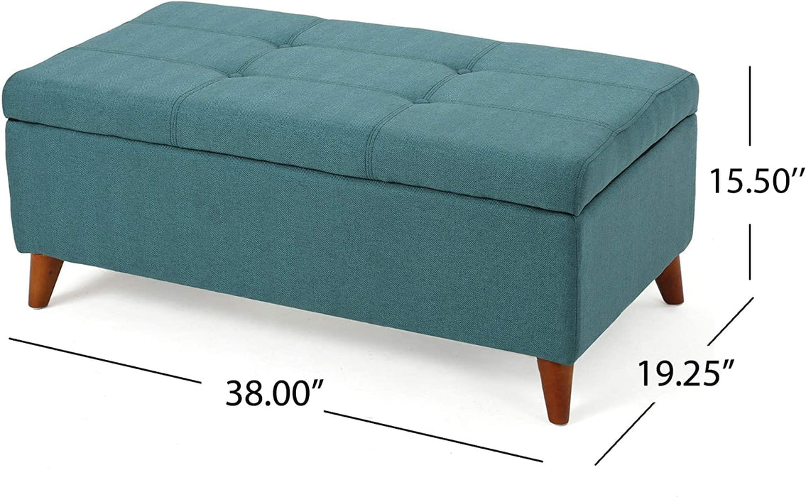 Harper Fabric Storage Ottoman
