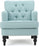 Tufted Club Chair, Fabric Accent Chair