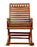 India Sheesham Wood Traditional Arm Rest Chair ( Brown)